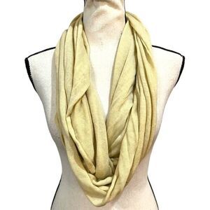Neutral Tan beige 100% Acrylic knit infinity scarf
